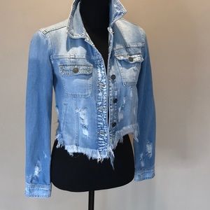 Preloved Hidden Denim Jacket Size Small
